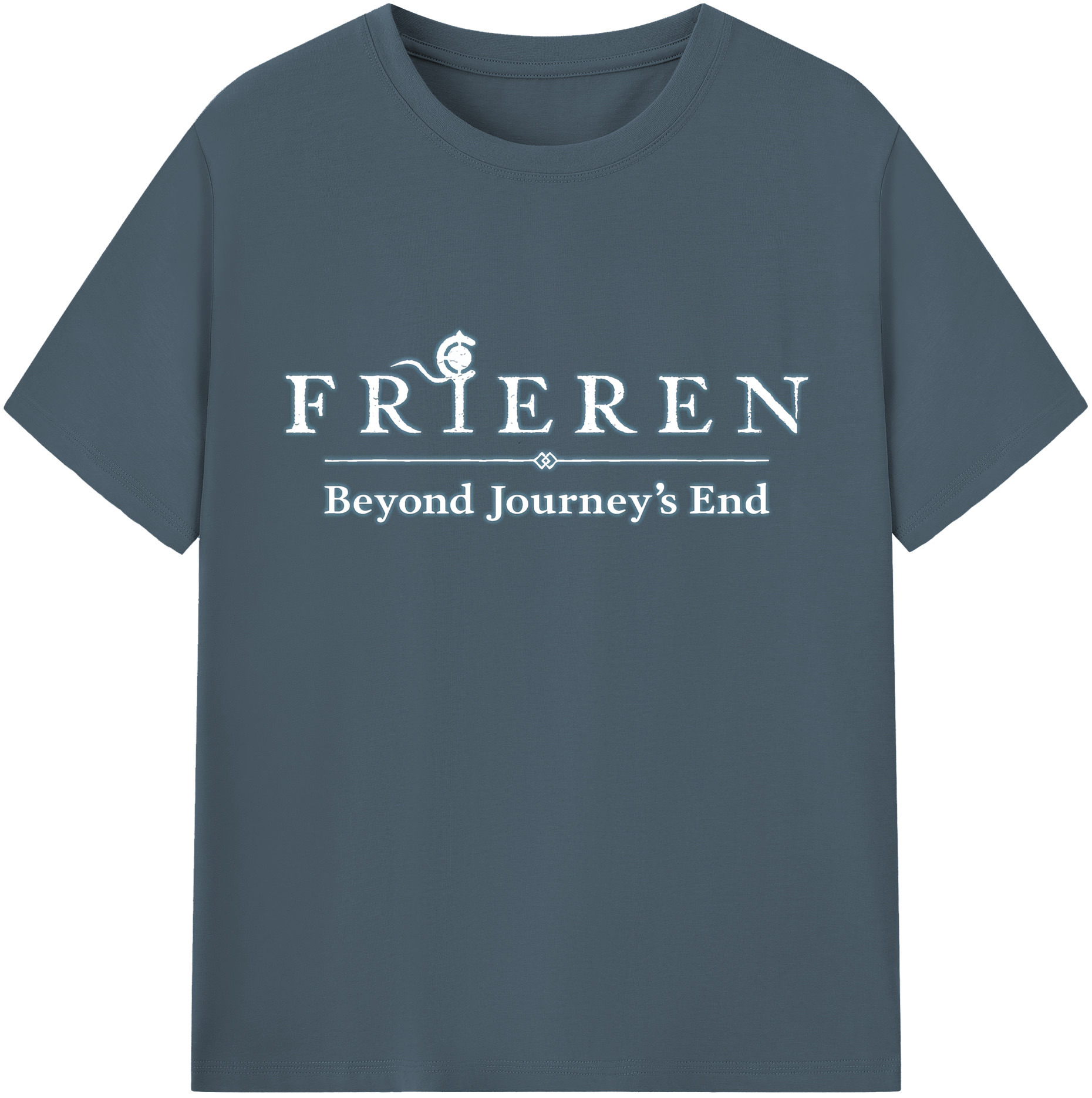 （画像用） 葬送のフリーレン Frieren 綿100％半袖Tシャツ（フロントプリント）